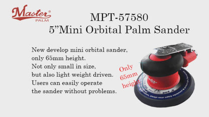 Meitara Pam 57580 5" Air Palm Orbital Sander - Perfect for Whakawhite, Kaha